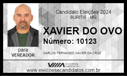 Candidato XAVIER DO OVO 2024 - BURITIS - Eleições