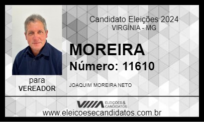 Candidato MOREIRA 2024 - VIRGÍNIA - Eleições