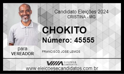 Candidato CHOKITO 2024 - CRISTINA - Eleições