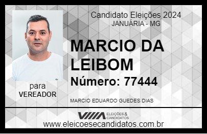 Candidato MARCIO DA LEIBOM 2024 - JANUÁRIA - Eleições