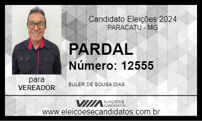 Candidato PARDAL 2024 - PARACATU - Eleições