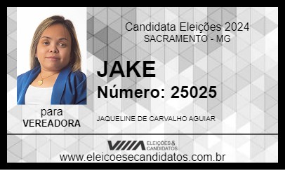 Candidato JAKE 2024 - SACRAMENTO - Eleições