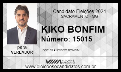 Candidato KIKO BONFIM 2024 - SACRAMENTO - Eleições