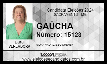 Candidato GAÚCHA 2024 - SACRAMENTO - Eleições