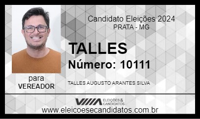 Candidato TALLES 2024 - PRATA - Eleições