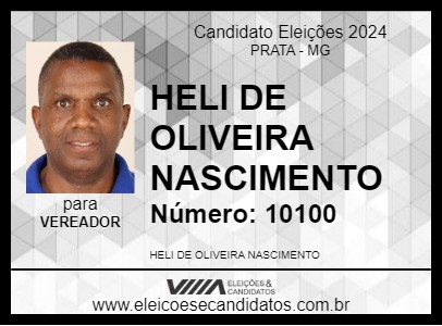 Candidato HELI FUNILEIRO 2024 - PRATA - Eleições