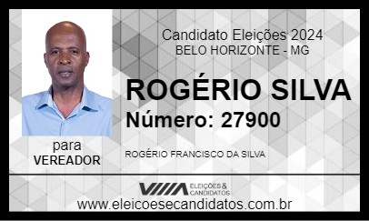 Candidato ROGÉRIO SILVA 2024 - BELO HORIZONTE - Eleições