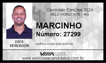 Candidato MARCINHO 2024 - BELO HORIZONTE - Eleições