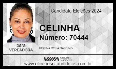 Candidato CELINHA 2024 - PRATA - Eleições