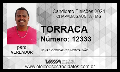 Candidato TORRACA 2024 - CHAPADA GAÚCHA - Eleições