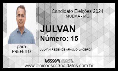 Candidato JULVAN 2024 - MOEMA - Eleições