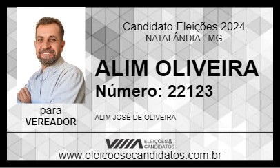 Candidato ALIM OLIVEIRA 2024 - NATALÂNDIA - Eleições