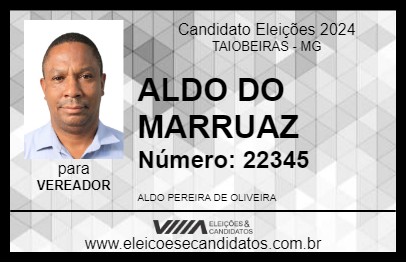 Candidato ALDO DO MARRUAZ 2024 - TAIOBEIRAS - Eleições