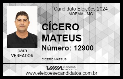 Candidato CÍCERO MATEUS 2024 - MOEMA - Eleições