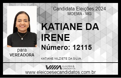 Candidato KATIANE DA IRENE 2024 - MOEMA - Eleições