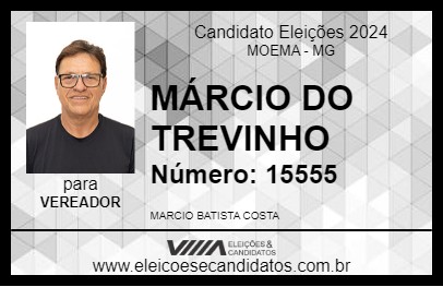 Candidato MÁRCIO DO TREVINHO 2024 - MOEMA - Eleições