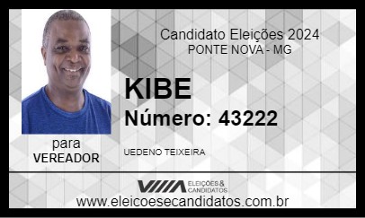 Candidato KIBE 2024 - PONTE NOVA - Eleições