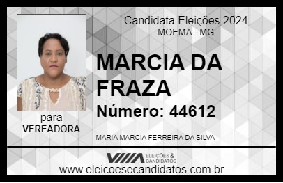 Candidato MARCIA DA FRAZA 2024 - MOEMA - Eleições