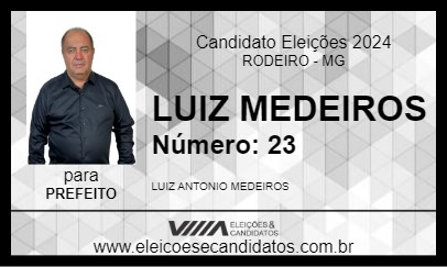 Candidato LUIZ MEDEIROS 2024 - RODEIRO - Eleições