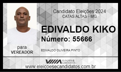 Candidato EDIVALDO KIKO 2024 - CATAS ALTAS - Eleições