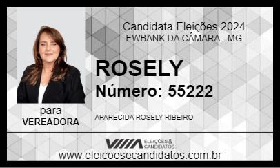 Candidato ROSELY 2024 - EWBANK DA CÂMARA - Eleições