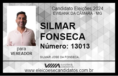 Candidato SILMAR FONSECA 2024 - EWBANK DA CÂMARA - Eleições