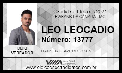 Candidato LEO LEOCADIO 2024 - EWBANK DA CÂMARA - Eleições