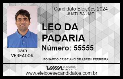 Candidato LÉO DA PADARIA 2024 - JUATUBA - Eleições