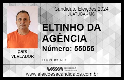 Candidato ELTINHO DA AGÊNCIA 2024 - JUATUBA - Eleições