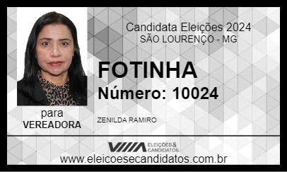 Candidato FOTINHA 2024 - SÃO LOURENÇO - Eleições