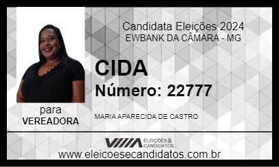 Candidato CIDA 2024 - EWBANK DA CÂMARA - Eleições