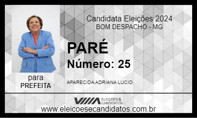 Candidato PARÉ 2024 - BOM DESPACHO - Eleições