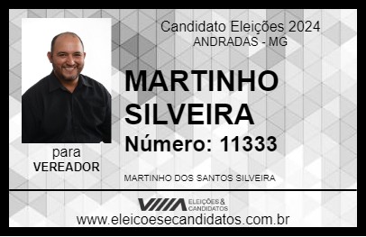 Candidato MARTINHO SILVEIRA 2024 - ANDRADAS - Eleições