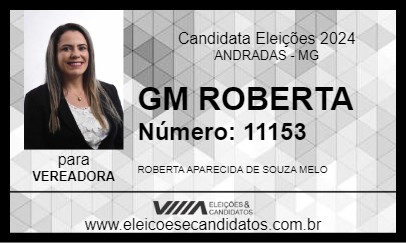 Candidato GM ROBERTA 2024 - ANDRADAS - Eleições