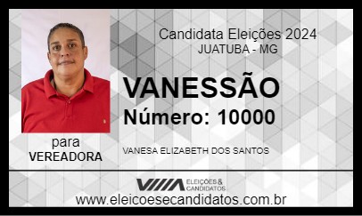 Candidato VANESSÃO 2024 - JUATUBA - Eleições