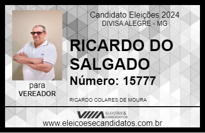 Candidato RICARDO DO SALGADO 2024 - DIVISA ALEGRE - Eleições