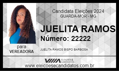 Candidato JUELITA RAMOS 2024 - GUARDA-MOR - Eleições