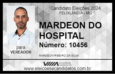 Candidato MARDEON ENFERMEIRO 2024 - FELIXLÂNDIA - Eleições