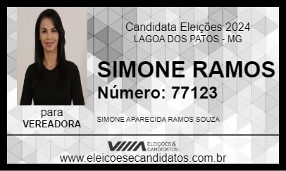 Candidato SIMONE RAMOS 2024 - LAGOA DOS PATOS - Eleições