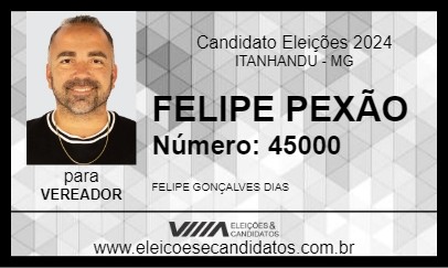 Candidato FELIPE PEXÃO 2024 - ITANHANDU - Eleições