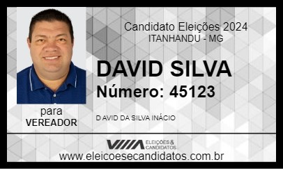 Candidato DAVID SILVA 2024 - ITANHANDU - Eleições