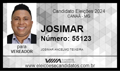 Candidato JOSIMAR 2024 - CANAÃ - Eleições