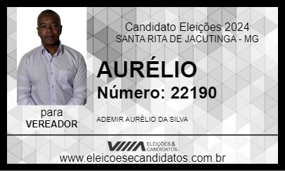 Candidato AURÉLIO 2024 - SANTA RITA DE JACUTINGA - Eleições