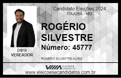 Candidato ROGÉRIO SILVESTRE 2024 - ITAJUBÁ - Eleições