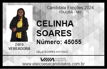 Candidato CELINHA SOARES 2024 - ITAJUBÁ - Eleições