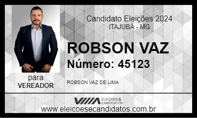 Candidato ROBSON VAZ 2024 - ITAJUBÁ - Eleições