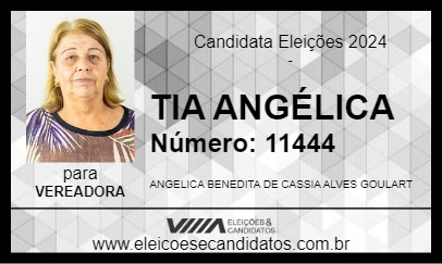 Candidato TIA ANGÉLICA 2024 - OURO FINO - Eleições