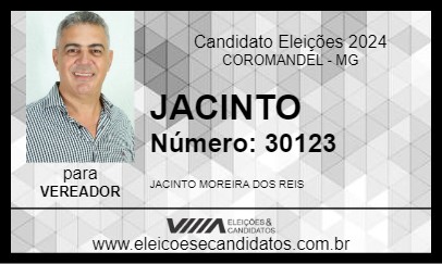 Candidato JACINTO 2024 - COROMANDEL - Eleições