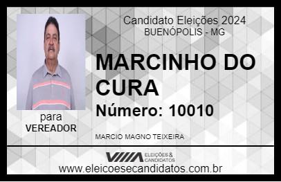 Candidato MARCINHO CURAL 2024 - BUENÓPOLIS - Eleições