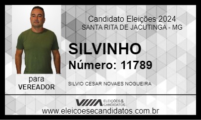 Candidato SILVINHO 2024 - SANTA RITA DE JACUTINGA - Eleições